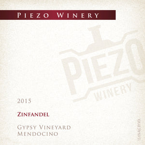 2015 Zinfandel - Gypsy Vineyard