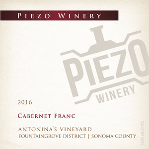 2016 Cabernet Franc - Antonina's Vineyard